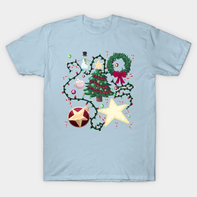 happy holidays T-Shirt by inkpocket